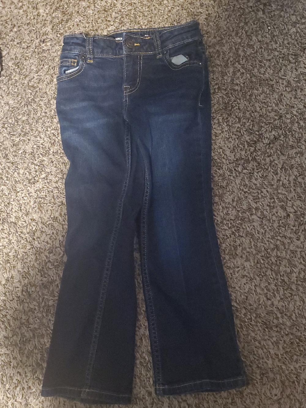 Cat & Jack Dark Blue Wide Leg Jeans